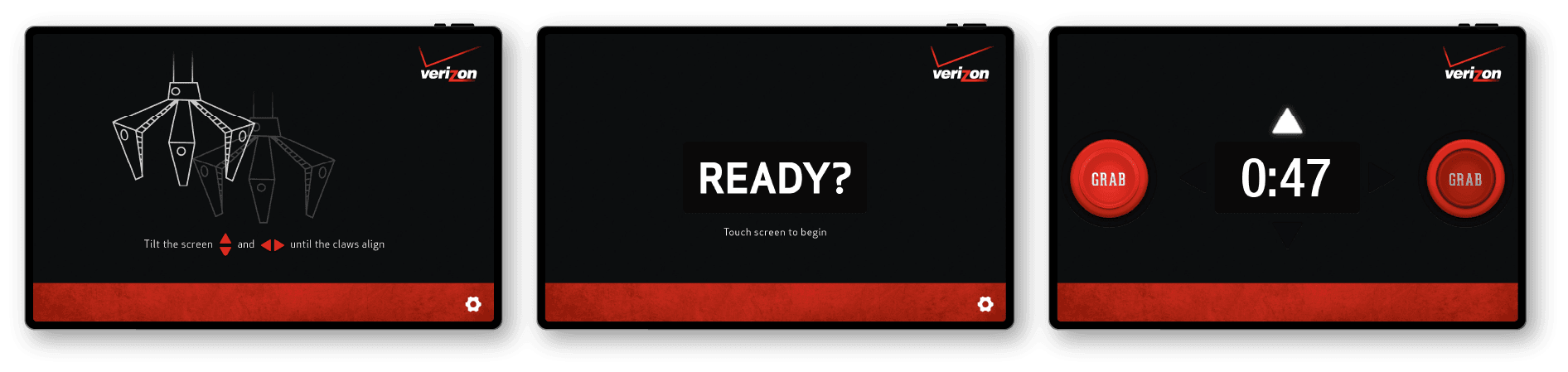 touch screen controls
