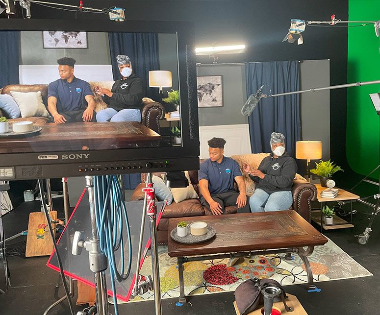 Behind the scenes