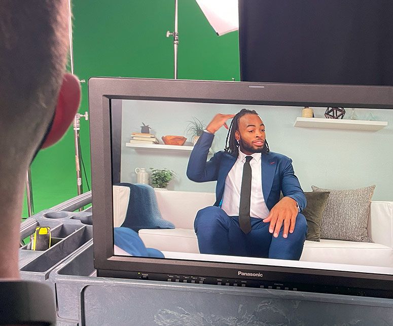 Behind the scenes