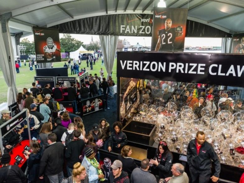 Super Bowl Claw Machine Photo